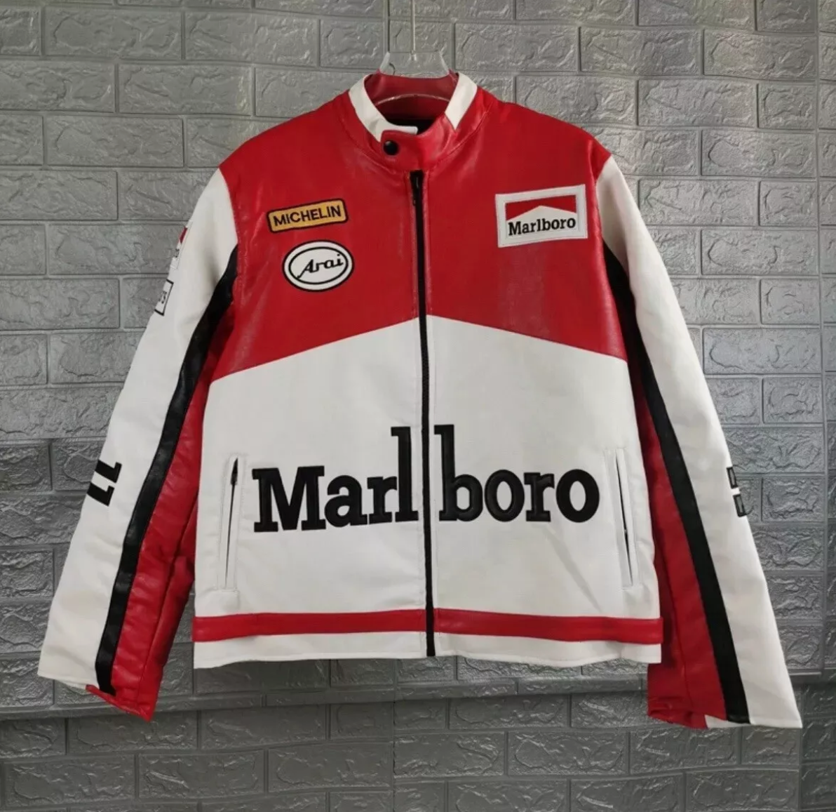 Vintage Marlboro Leather Racing Jacket