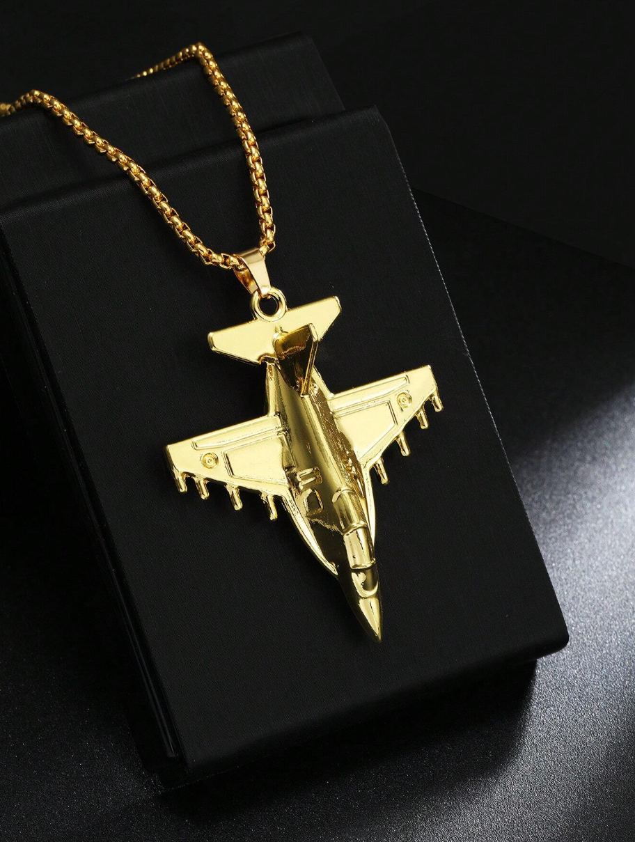 Stainless Steel │Fighter Jet Necklace
